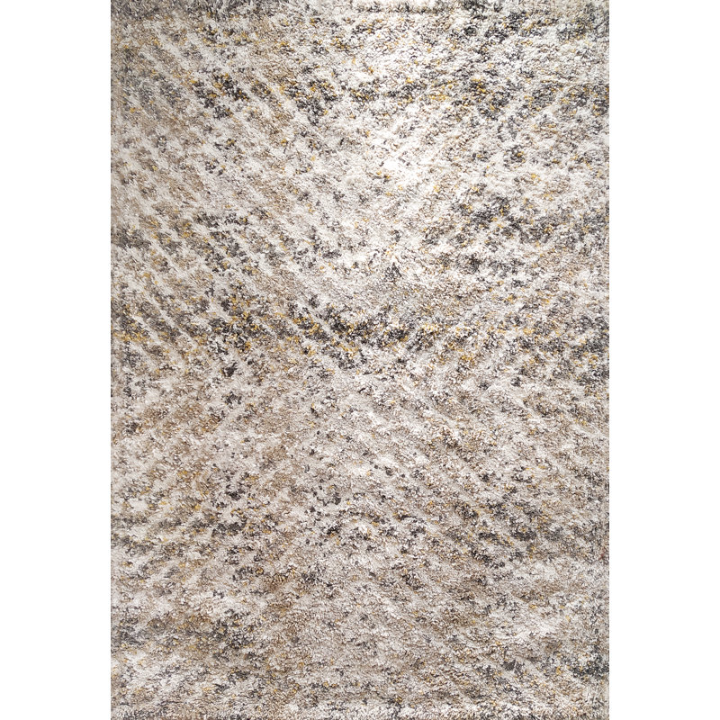 Tapis gris/ivoire Ciera, Tapis de couloir : 2 pi 2 po x 7 pi 7 po