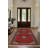 Alba Collection Digital Print Cotton-Polyester Red Moroccan Rug-1893525026