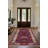 Derya Collection Digital Print Cotton-Polyester Purple Floral Rug-1578740488
