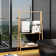Bamboo Ladder Towel Rack with Storage Shelf