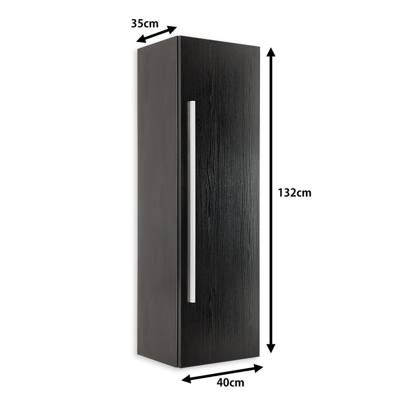 Bathroom Cabinet, Black