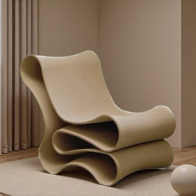 Creative Fiberglass Single Leisure Chair in Style.