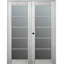 Porte standard préfinie en bois manufacturé 79,375 po Avon 5 Lite-92695873-92695871