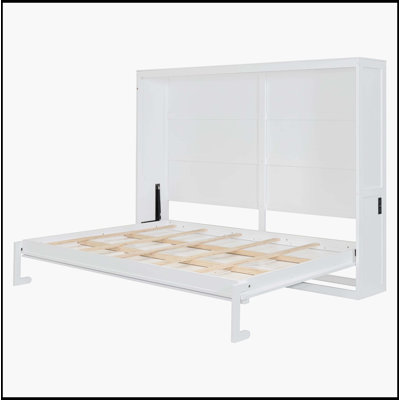 Lit escamotable blanc
