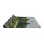 Tapis vert/bleu tissé à la machine-2059315794