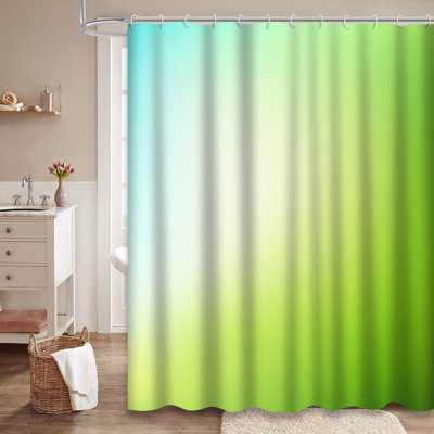 Rideau de douche Abstract Green