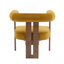 Chaise d'appoint moderne rembourrée avec accoudoirs ronds-618503552