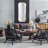 31.4X1.4X74" Oversized Wooden Floor Mirror