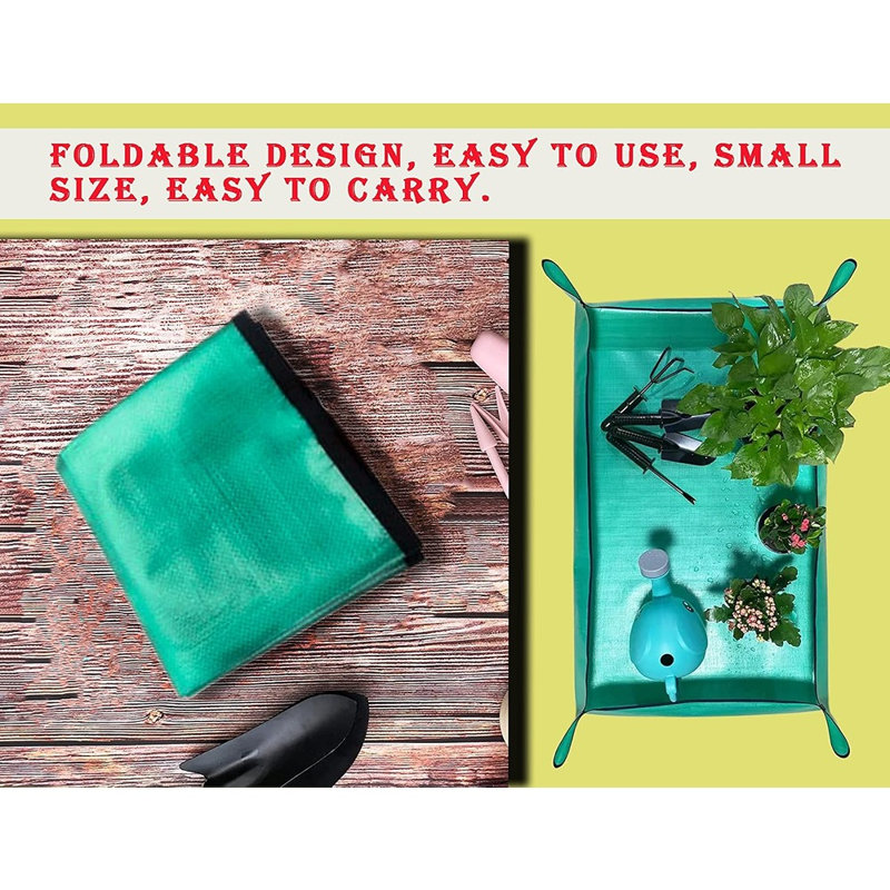 Tapis de rempotage imperméable pour plantes d'intérieur 2 pièces