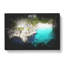 Porthcurno Beach in Cornwall - Wrapped Canvas-64075580