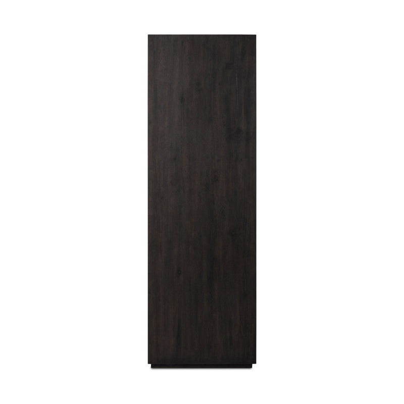 Leo Accent Cabinet, Smoked Black Oak