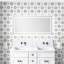 Miroir de salle de bain 60 po x 28 po à DEL avec cadre en aluminium, conception de meuble-lavabo mural, anti-buée, mémoire, 3 lumières et éclairage à intensité variable