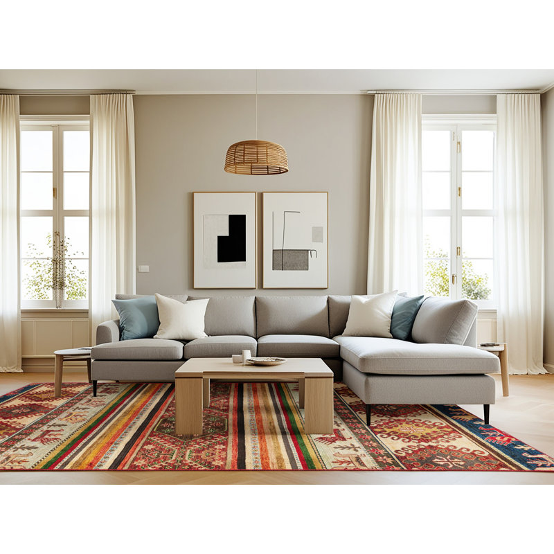 Abstract Indoor Rug, Rectangle 8' x 12'