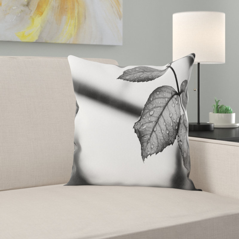Housse et insert de coussin carré Leaves