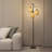 Rattan Tree Floor Lamp With 3 Bulbs Included