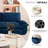 73.2" Queen Pull Out Sofa Bed,3-in-1 Convertible Sleeper Sofa,Multi-Functional Velvet Loveseat Bed-802674346