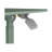 airLIFT 25.6" Pneumatic Height Adjustable Tilting Desktop Mobile Desk-2055313312