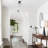 1-lamp Clear Glass Adjustable Iron Ceiling Light