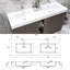 Grand meuble-lavabo autoportant 60 po avec lavabo double 60 po-703225176
