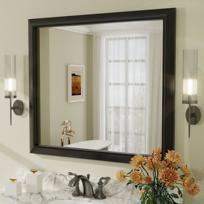 Amara Tempered Glass Mounted Wall Mirror