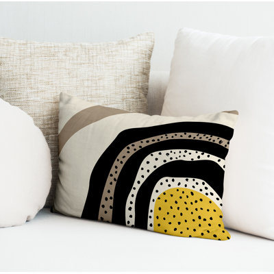 Coussin décoratif intérieur / extérieur en polyester filé Willow