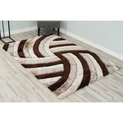 Tapis gris/brun Mahnoor