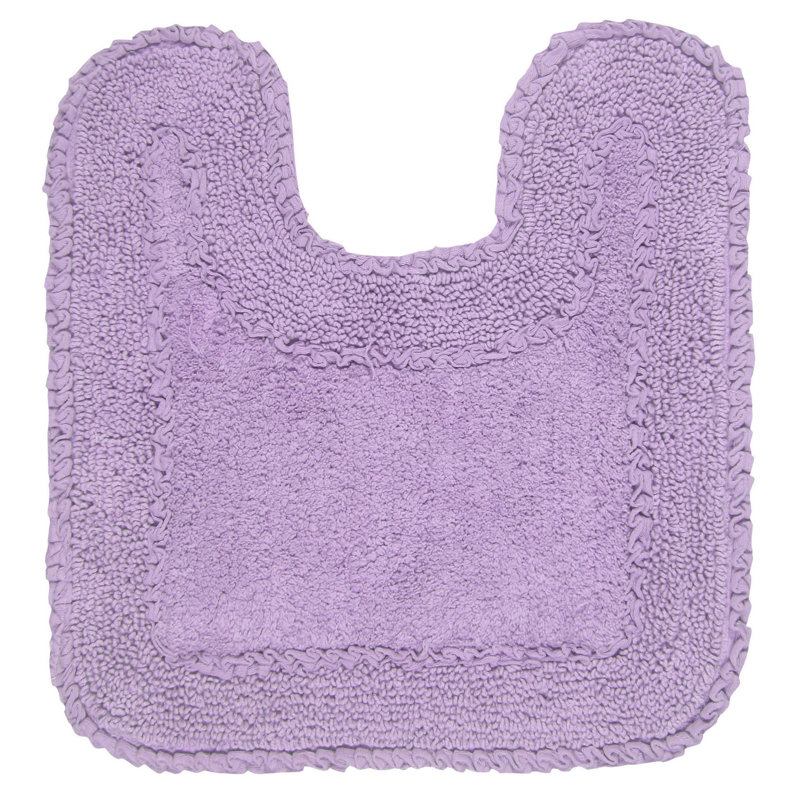 Aceyon 100% Cotton Contour Mat 20"x20", Purple