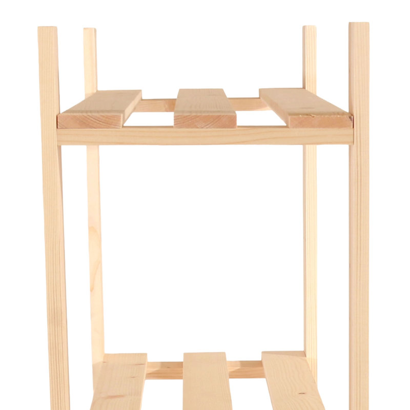 3-Shelf Utility Rack Storage Unit, Pre-sanded, 90cm H x 80cm W x 30cm D