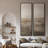 Calm Neutral Abstract Horizon - Set of 2 Framed Wall Art Print on Canvas 60"x20"x2pcs-30774779-30774778