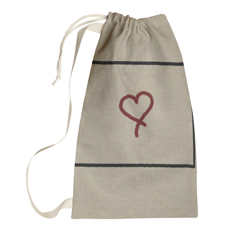 Sac à lessive « Love » hansard, Petit (H 64 po x l 20 po x 1,5 po), Wyoming