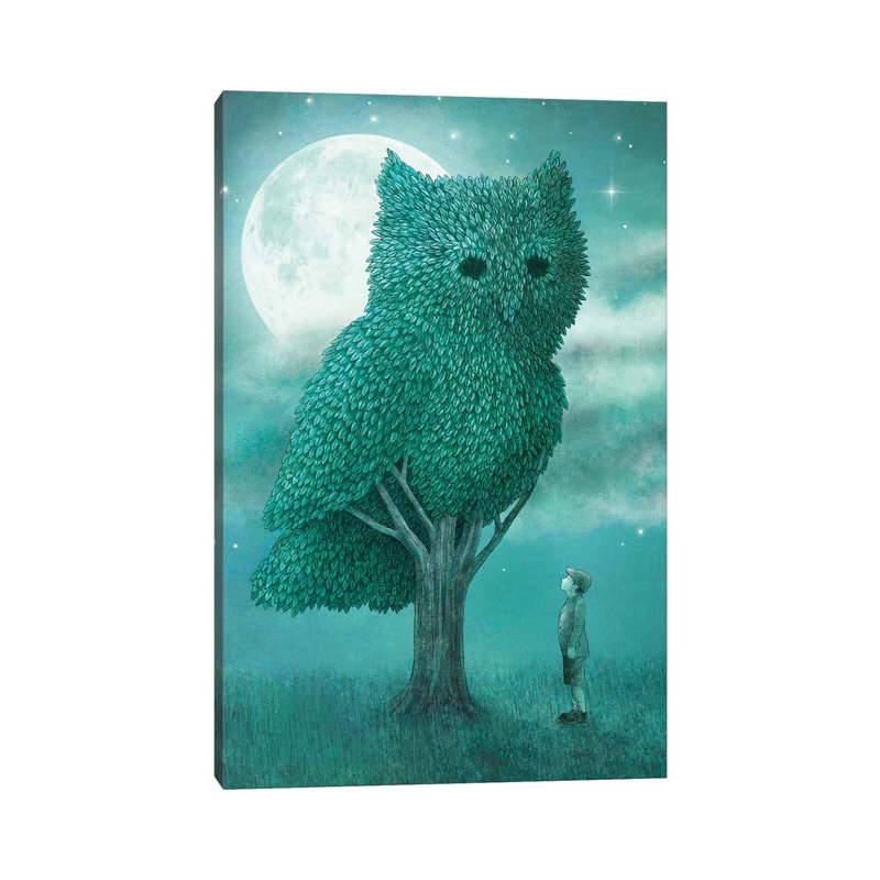 The Night Gardener by Terry Fan - Print on Canvas, 20.32 cm H x 30.48 cm W, Wrapped Canvas