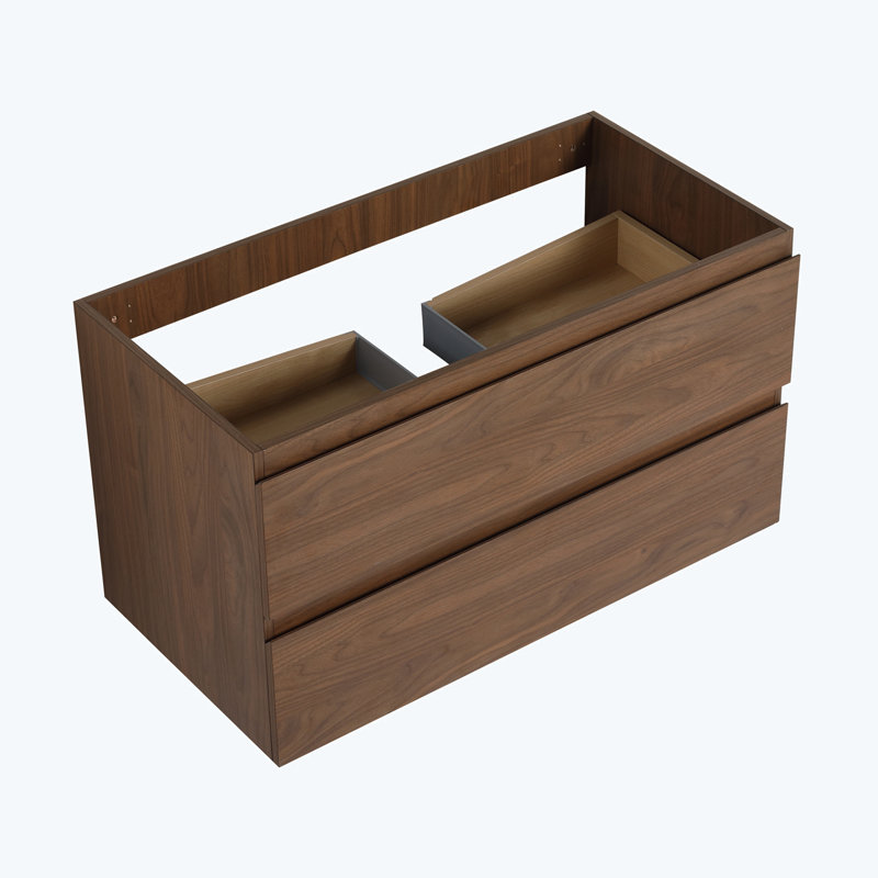 35.19'' Wall Mounted Single Bathroom Vanity Base Only