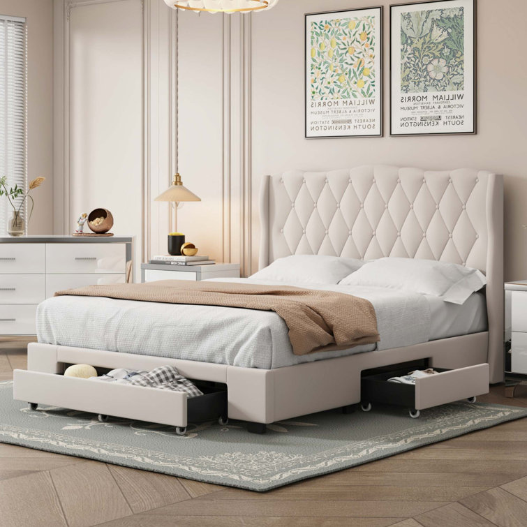 House of Hampton® Upholstered Storage Bed - Wayfair Canada