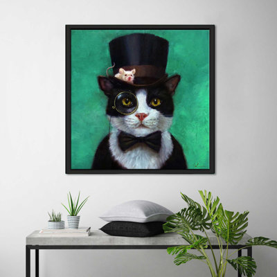 «Tuxedo Cat» par Lucia Heffernan - peinture