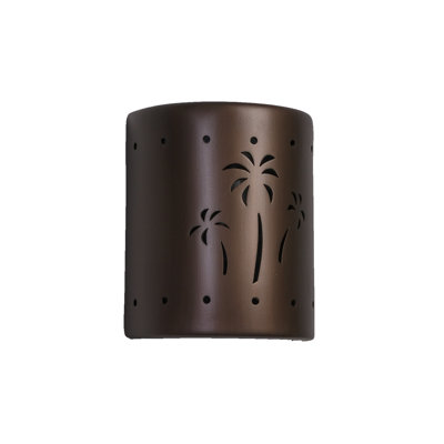 Hockinson Ceramic Outdoor Wall Light, LED Bulb Included