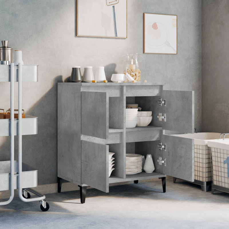 Lashaunta 60cm Sideboard, Concrete Grey