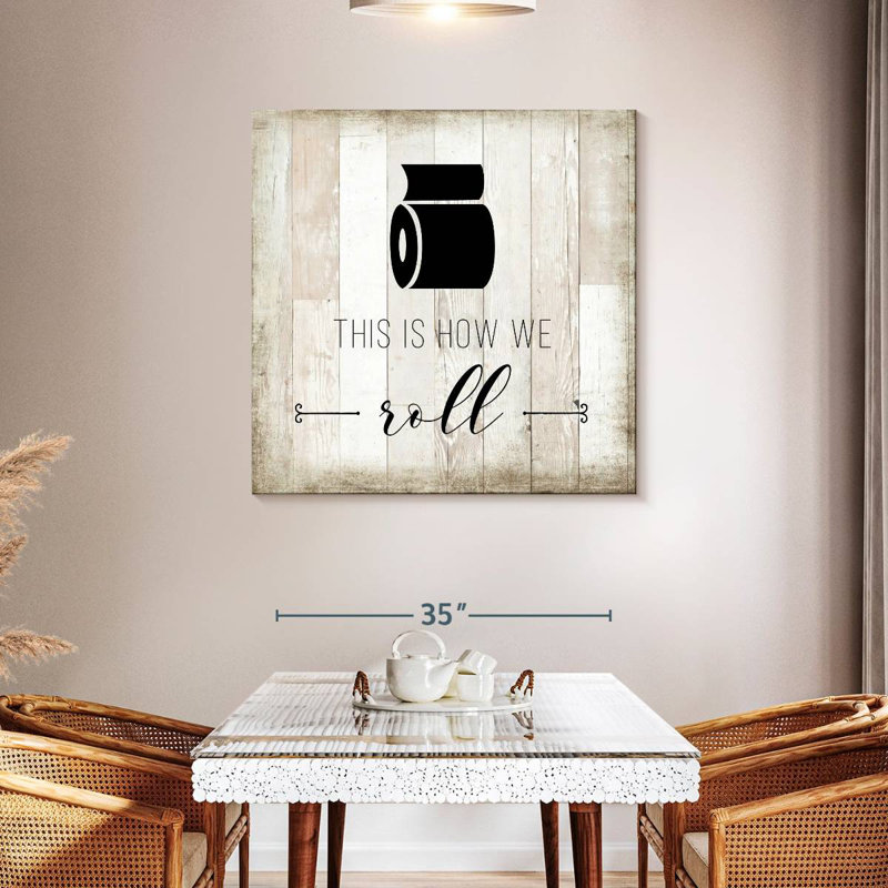 Tergel How We Roll, 39" H x 39" W