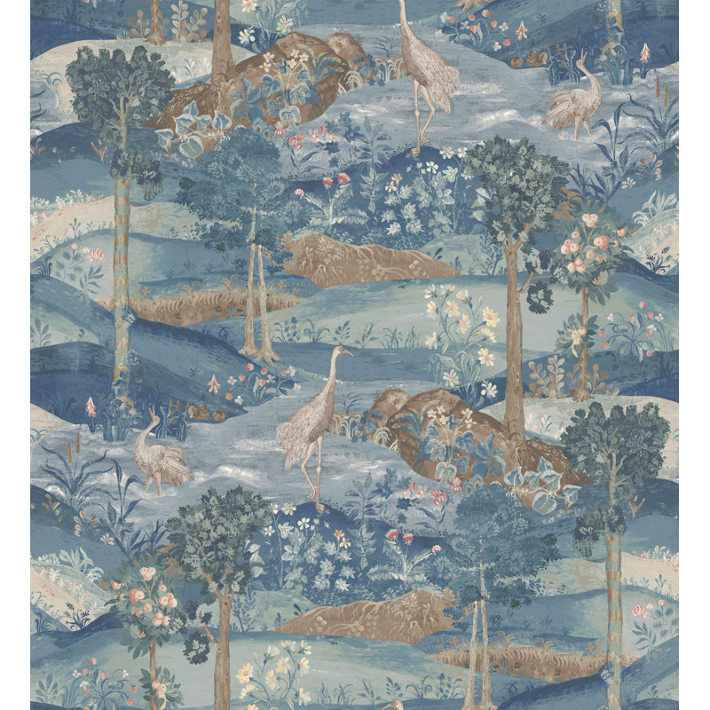 Palace Tapestry - Royal Blue, Royal Green