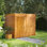 Powersheds 8 x 6ft Timber Overlap Windowless Pent Garden Shed