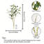 1 lampe d'arbre d'olivier artificiel avec branches à DEL réalistes et feuillage, alimenté par piles