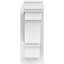 Persienne balboa en PVC de qualité architecturale avec extrémités traditionnelles Balboa-47830129-47830121