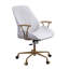 Chaise de bureau en cuir véritable-101954824