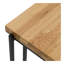 Petite table d'appoint en bois de chêne Luka