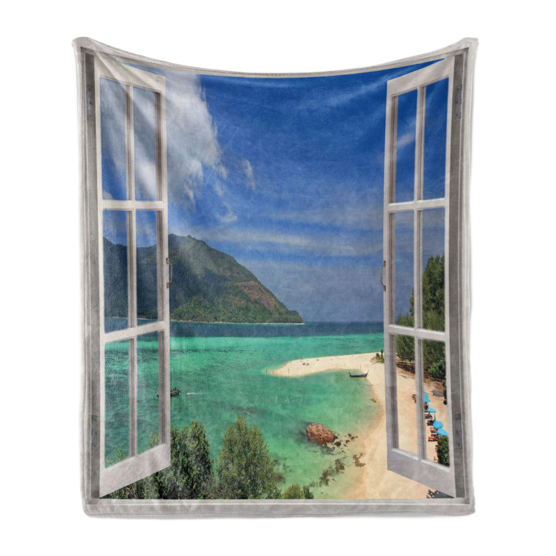 Hand Woven Throw Blanket, 50" x 70"
