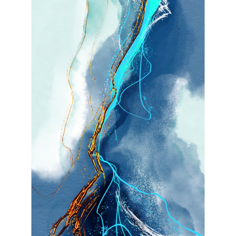 Reproduction d'art sur toile verticale, H 36 po x l 24 po