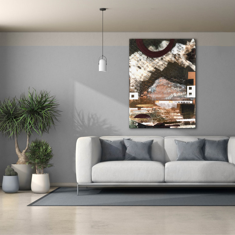  «Time To Part Ways 1» par Renee Kaelber, art mural sur toile, 40 po x 54 po, H 54 po x l 40 po