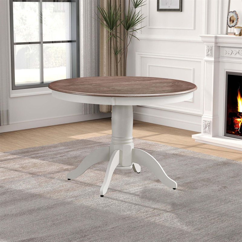 Ensemble de table de salle à manger en bois pour 4 personnes au design moderne, peu encombrant, idéal pour les cuisines et les salles à manger