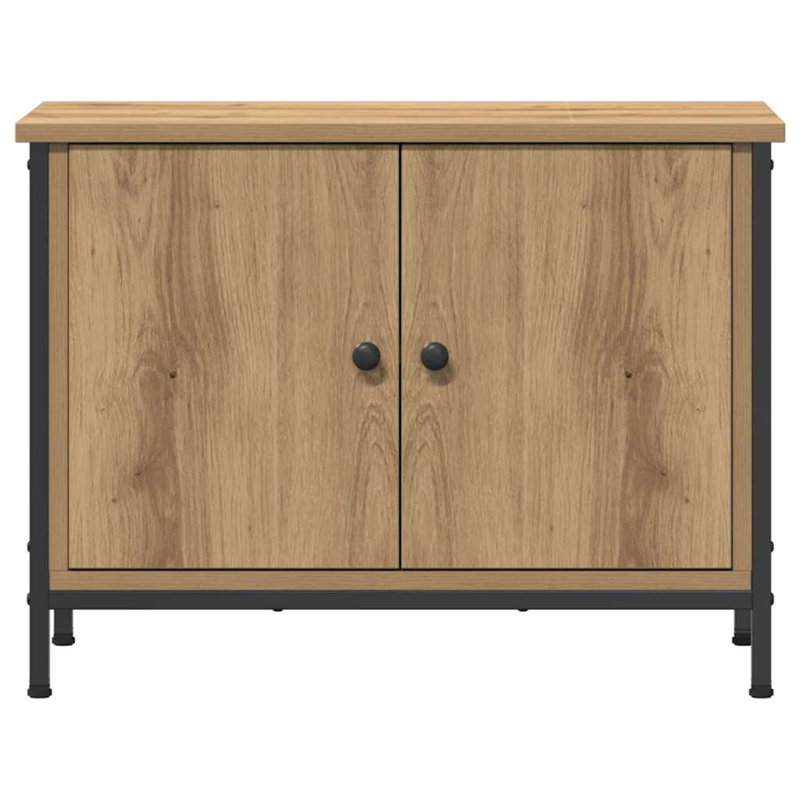 TV Cabinet Engineered Wood, 45cm H x 60cm L x 35cm W, Artisan Oak