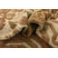 Tapis de la surface en laine 4 pi 3 po x 6 pi 4 po one-of-kind noué la brown Earley