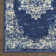 Burnie Oriental Blue/White Area Rug
